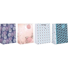 Paper Images Assorted General Designs Gift Bag, Pack of 12