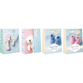 Paper Images Assorted Baby 1 Gift Bag, Pack of 12
