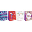 Paper Images Assorted Large Adult Birthday Gift Bag, Pack of 12