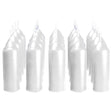 UCO White Unscented Scent Candle, Pack of 20