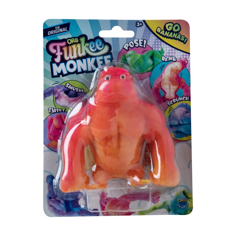 ORB Funkee Monkee Stretchee Toy Assorted, Pack of 18