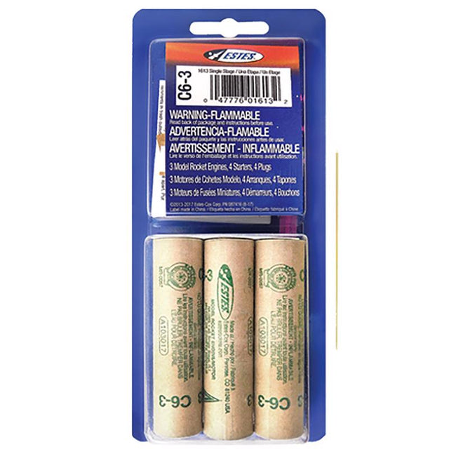 Estes Model Rocket Engines 3 pc, Pack of 12