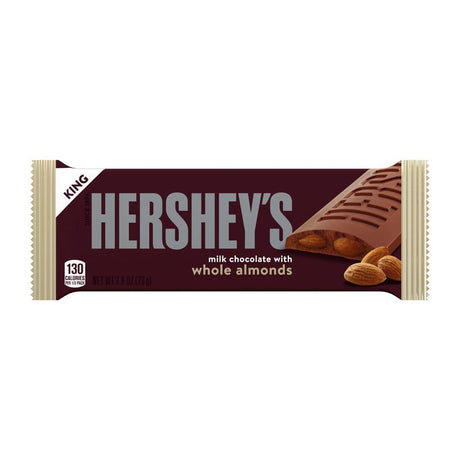 Hershey's Milk Chocolate with Almonds Candy 2.6 oz, Pack of 18