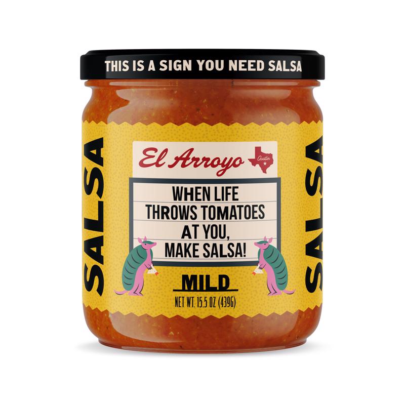 El Arroyo Mild Salsa 15.5 oz Jar, Pack of 6