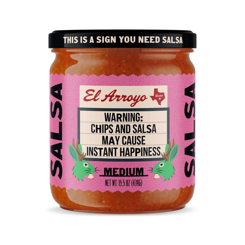 El Arroyo Medium Salsa 15.5 oz Jar, Pack of 6