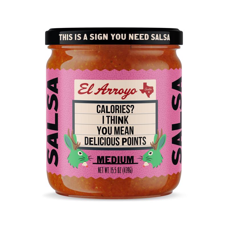 El Arroyo Medium Salsa 15.5 oz Jar, Pack of 6