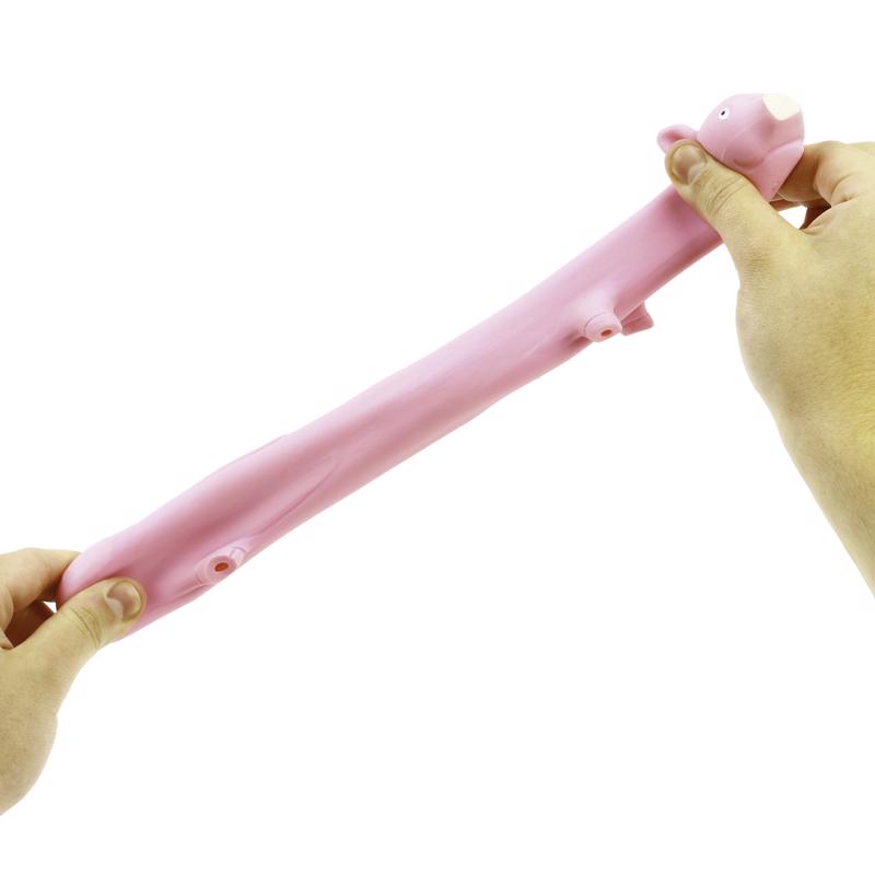 Keycraft Stretchy Pig Pink, Pack of 12