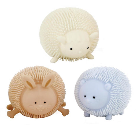 Keycraft Light Up Puffer Animal Assorted, Pack of 12