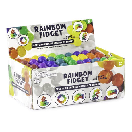 Keycraft Rainbow Fidget Multicolored, Pack of 12