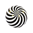 Keycraft Illusion Ball Black/White, Pack of 6
