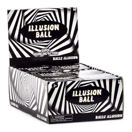 Keycraft Illusion Ball Black/White, Pack of 6