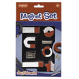 Keycraft Magnoidz Magnet Set Red/Silver, Pack of 24