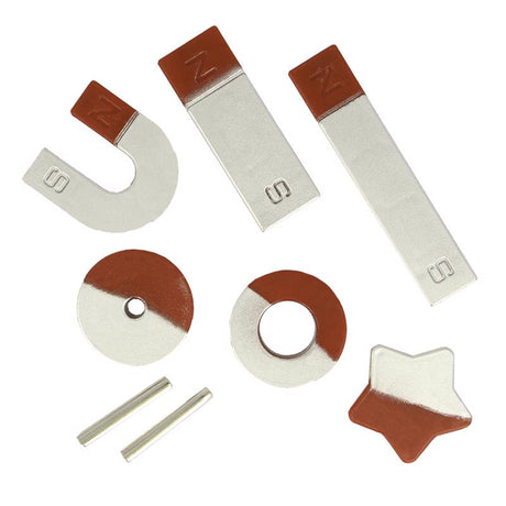 Keycraft Magnoidz Magnet Set Red/Silver, Pack of 24