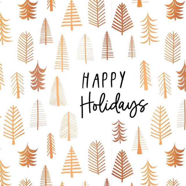 P Graham Dunn White Pine Happy Holidays Word Block 5 in., Pack of 4