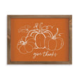 P Graham Dunn 13 in. Pumkin-Give Thanks Wall Decor, Pack of 4