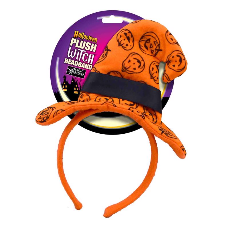 Shawshank LEDz Plush Witch Headband 1 pk, Pack of 8
