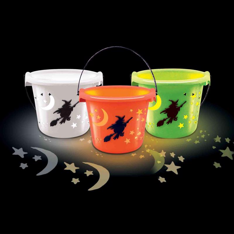Shawshank LEDz Light Up Witch Bucket Bucket 1 pk, Pack of 12