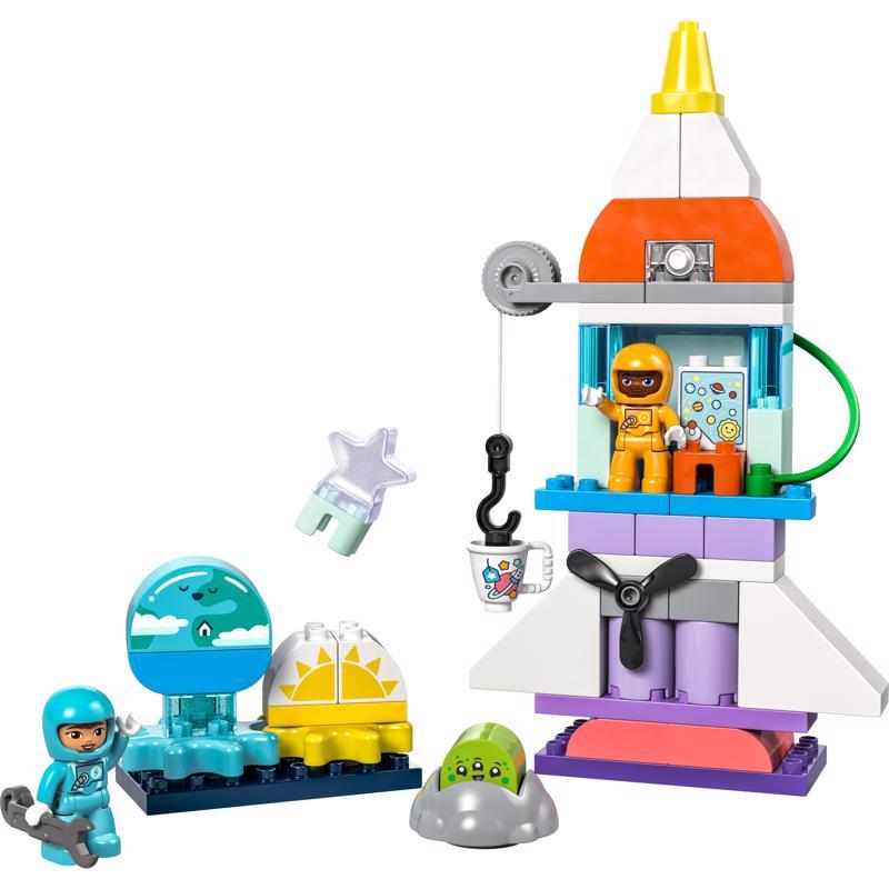 LEGO DUPLO 3in1 Space Shuttle Adventure Building Set Multicolor 58 pc