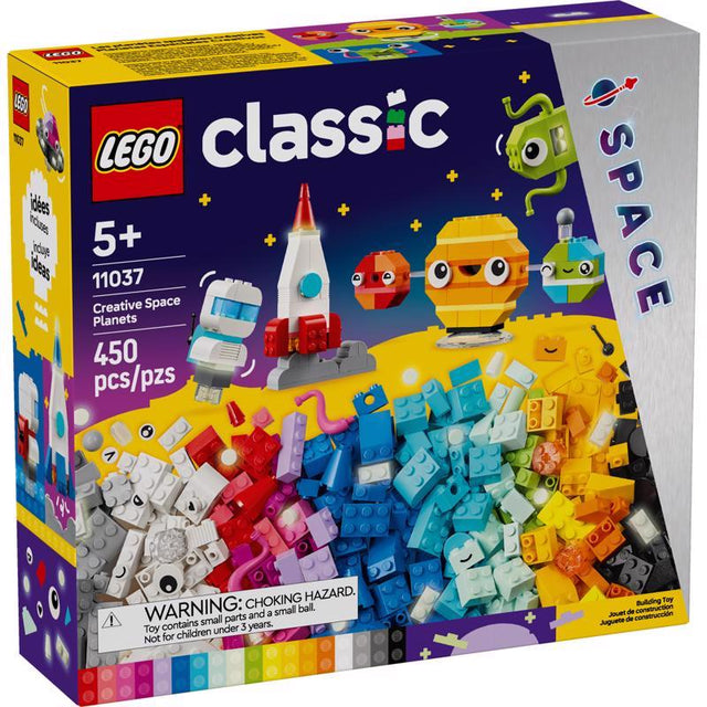 LEGO Classic Creative Space Planets Building Set Multicolor 450 pc