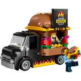 LEGO City Burger Truck Building Set Multicolor 194 pc