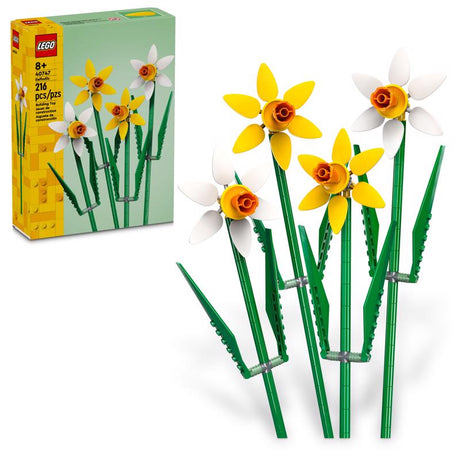 LEGO Botanicals Daffodils Building Set Multicolor 216 pc