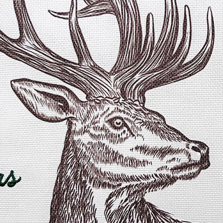 Celebrations Home Merry Christmas Deer Pillow 16 in., Pack of 4