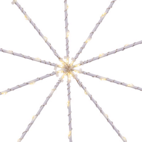 Celebrations LED Warm White Star Silhouette 15 in. Hanging Decor