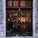 Celebrations LED Warm White Star Silhouette 15 in. Hanging Decor