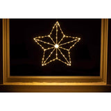 Celebrations LED Warm White Star Silhouette 15 in. Hanging Decor