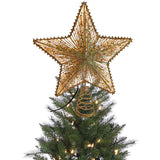 Celebrations LED Gold Star Tree Topper 11.5 in., Pack of 4