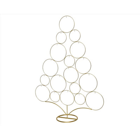 Decoris Gold Tree Display Centerpiece 33 in., Pack of 6