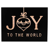 P Graham Dunn Black Joy To The World Word Block 5 in., Pack of 4