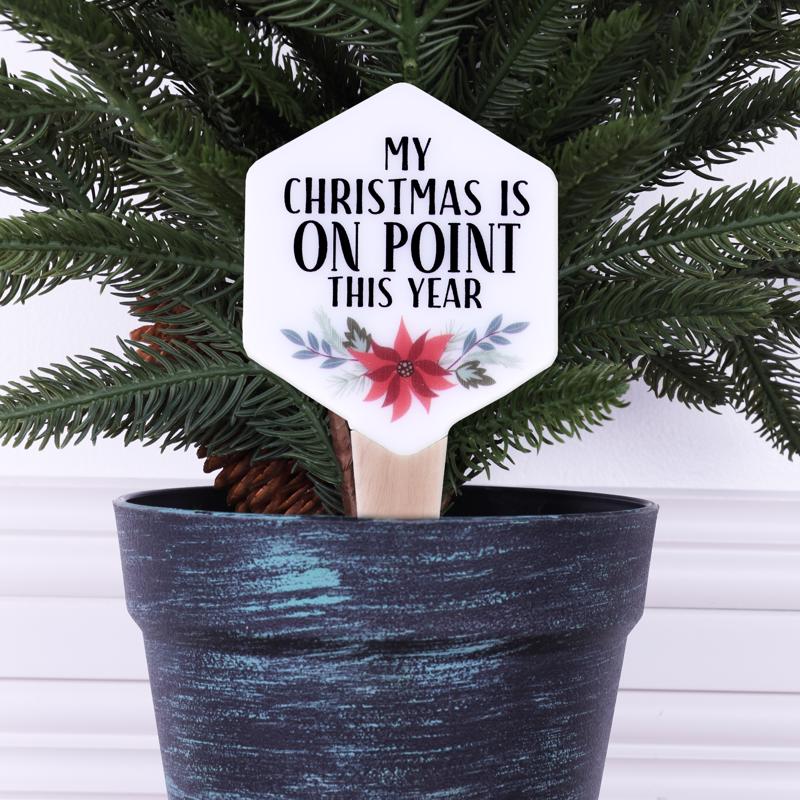 P Graham Dunn Plant Pals Assorted Inspirational Plant Stake, Pack of 24