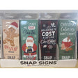 P Graham Dunn Assorted Snap Sign Table Decor, Pack of 24
