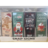 P Graham Dunn Assorted Snap Sign Table Decor, Pack of 24