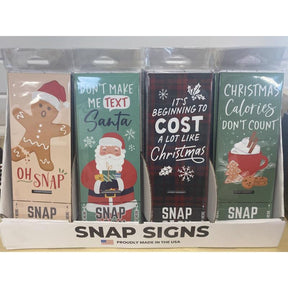 P Graham Dunn Assorted Snap Sign Table Decor, Pack of 24