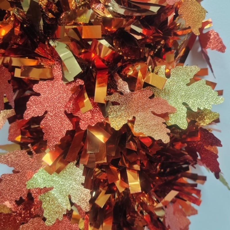 FC Young 17 in. Harvest Maple Leaf Wreath, Pack of 6