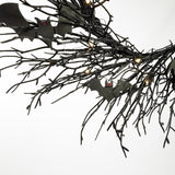 Celebrations Purple 35 ct 20 in. LED Prelit Black Twig Wreath, Pack of 6
