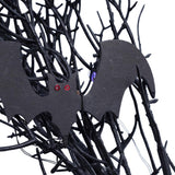 Celebrations Purple 50 ct 9 ft. LED Prelit Black Twig Garland, Pack of 6