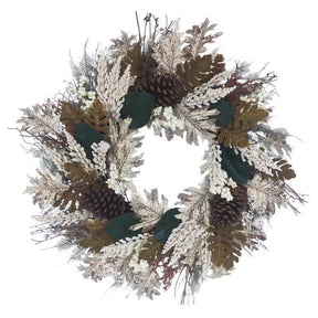 Celebrations 24 in. Unlit Pine and Berry Wreath, Pack of 4
