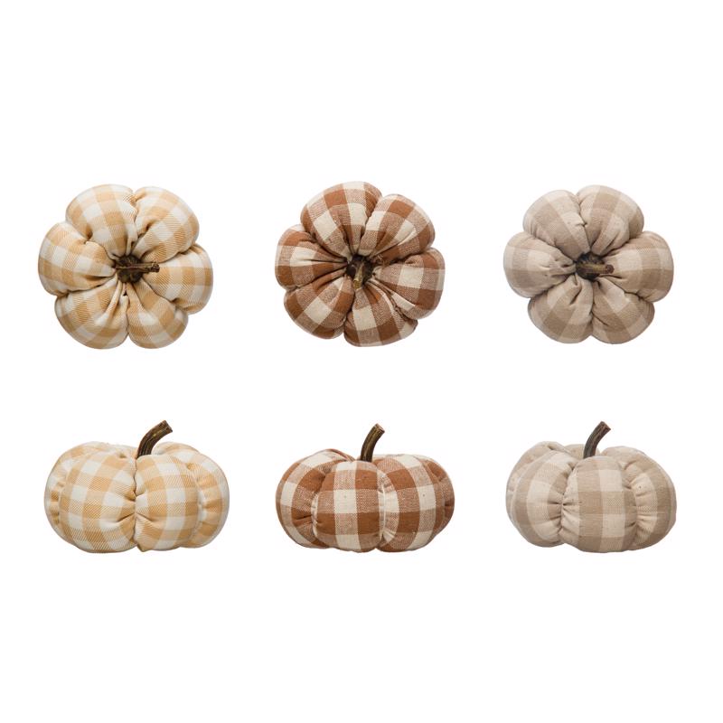 Creative Co-Op Fabric Pumpkin Decor - Thumbnail 2