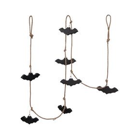Creative Co-Op Jute Rope Bats Garland, Pack of 6