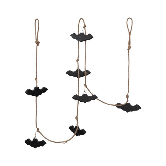 Creative Co-Op Jute Rope Bats Garland, Pack of 6