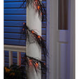 Celebrations Orange 20 ct 6 ft. LED Black Tangled Root Garland Lights