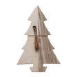 Creative Co-Op White Tree Cutting Board with Knife Table Decor, Pack of 6