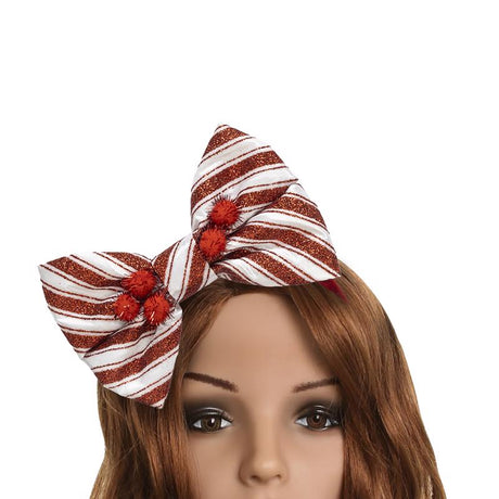 Dyno 7.5 in. Poms-glitter Headband 1 pk, Pack of 12