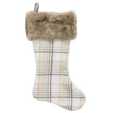 Dyno Plaid Christmas Stocking 20 in., Pack of 12