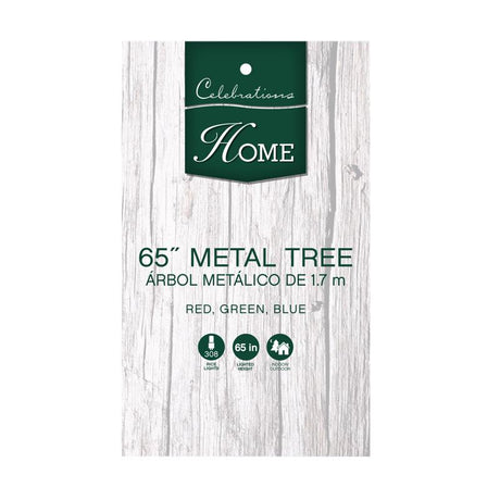 Celebrations LED Multi Tree with Presents 32 in. Yard Decor
