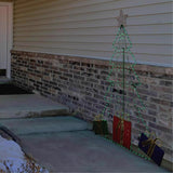 Celebrations LED Multi Tree with Presents 32 in. Yard Decor