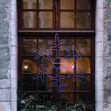 Celebrations LED Blue Snowflake 36 in. Hanging Decor